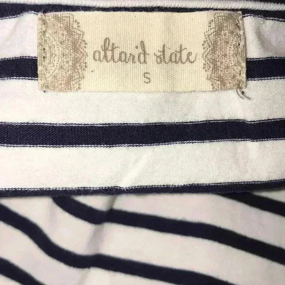 Altar’d State Flowy Striped Tunic Size S—B4 - Picture 4 of 6